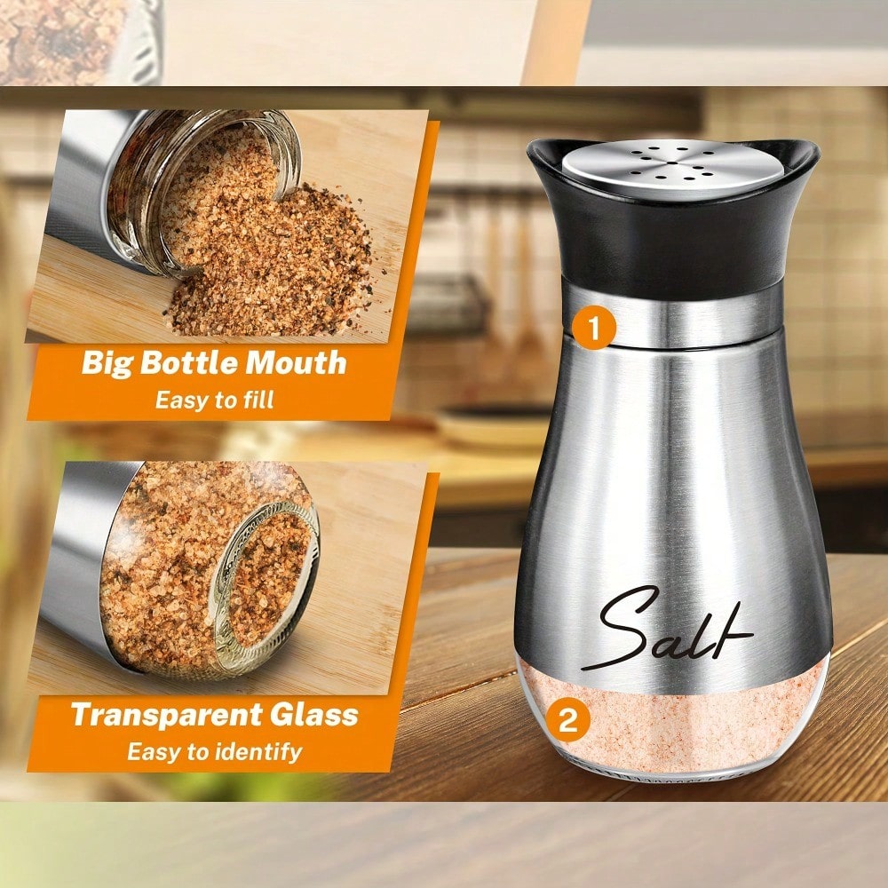 شاكر ملح وفلفل بغطاء من الفولا - مراجعة Camping Cooking Gifts وسعره