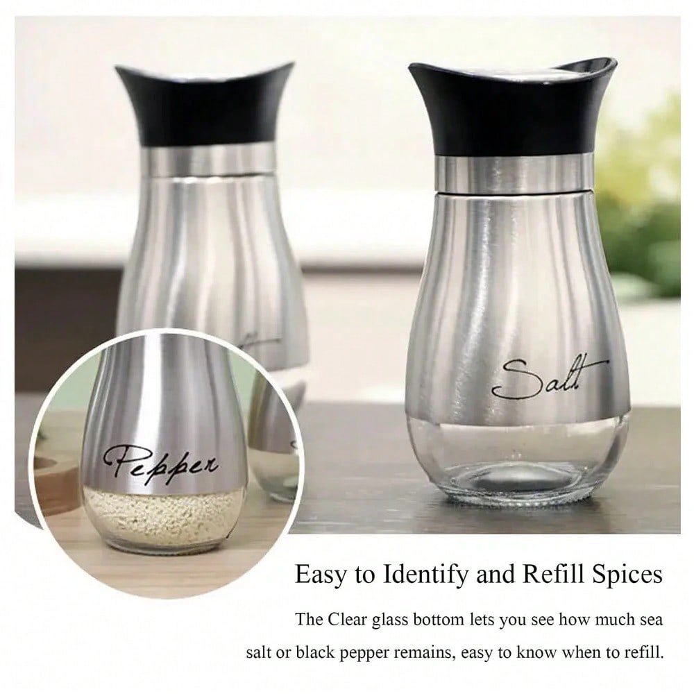 شاكر ملح وفلفل بغطاء من الفولا - مراجعة Camping Cooking Gifts وسعره