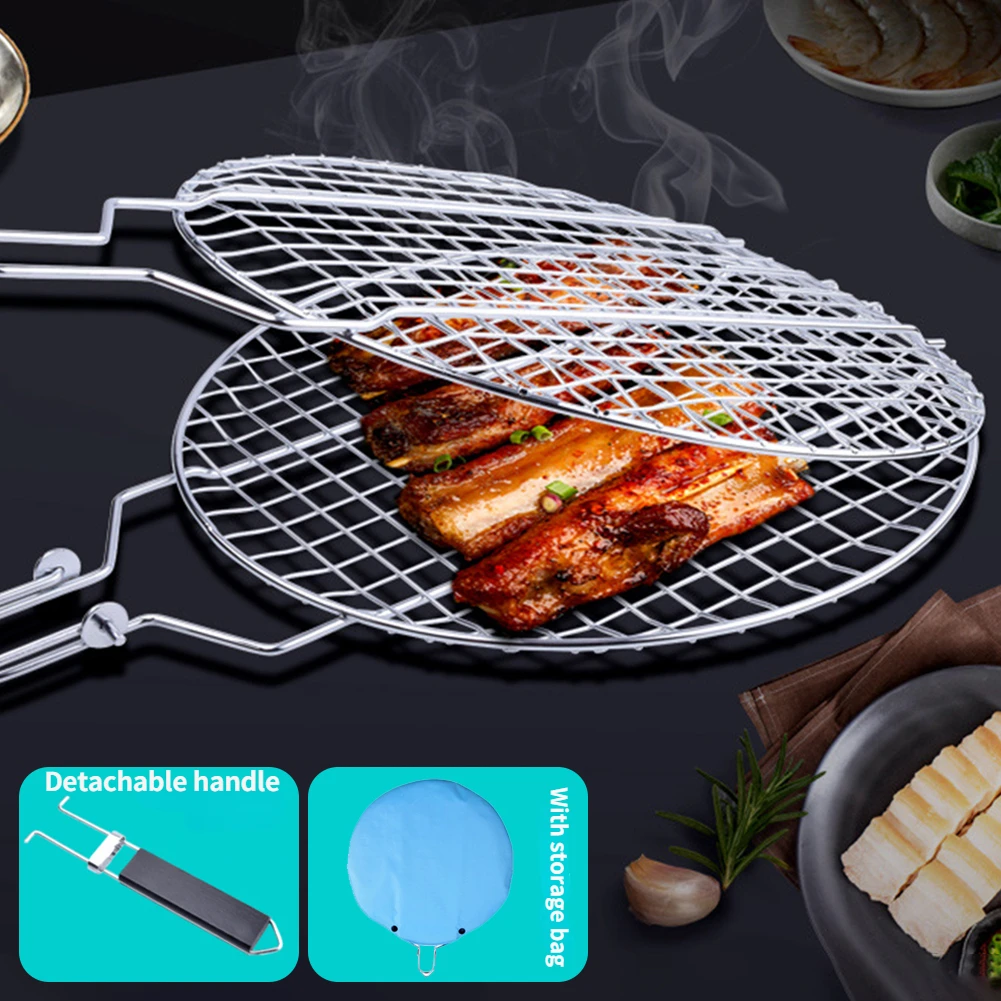 304 الفولاذ المقاوم للصدأ شواء - مراجعة Camping Cooking Mat وسعره