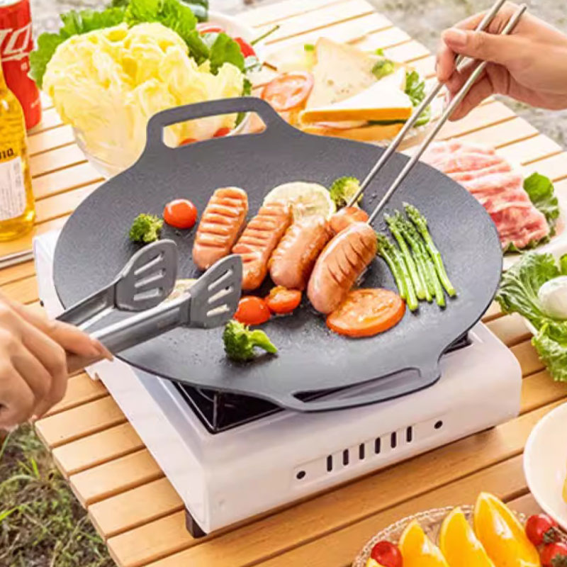   مقلاة شواء خارجية 26/30/33 - مراجعة Camping Cooking Meat وسعره