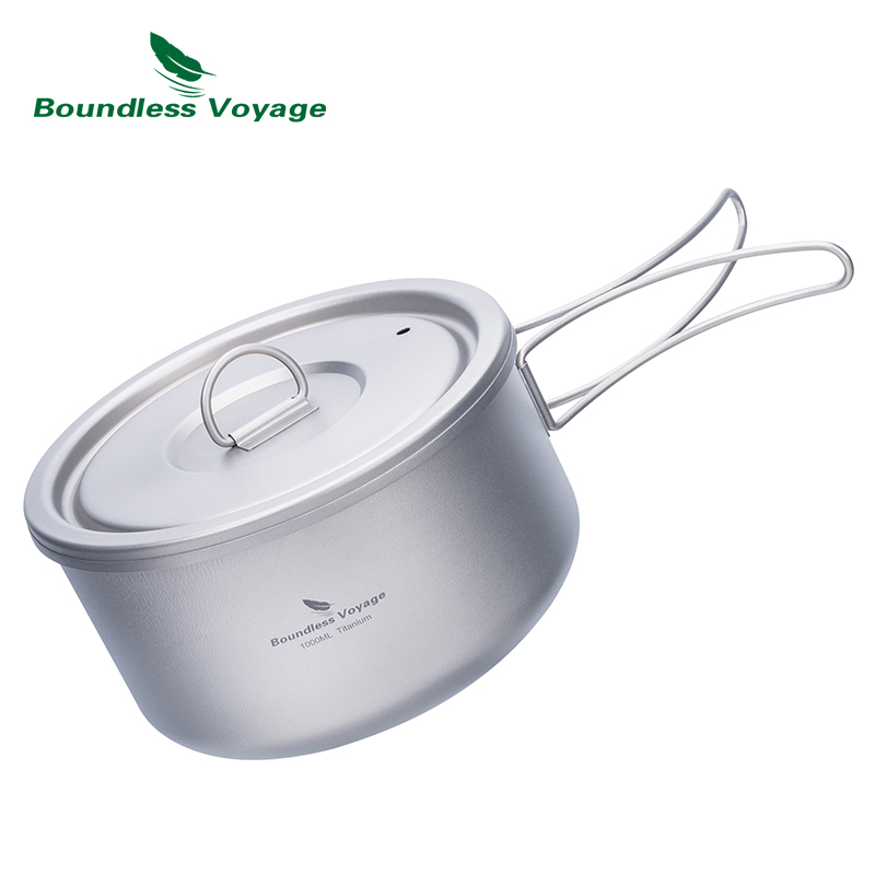 وعاء تخييم من التيتانيوم بدون  - مراجعة Camping Cooking Pot Set وسعره