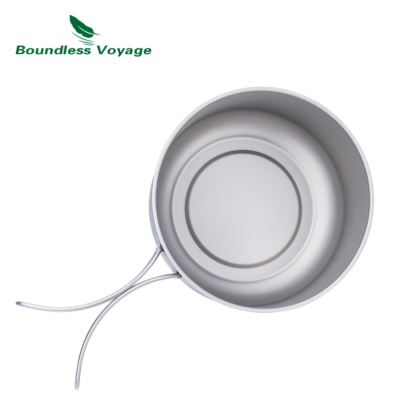 وعاء تخييم من التيتانيوم بدون  - مراجعة Camping Cooking Pot Set وسعره