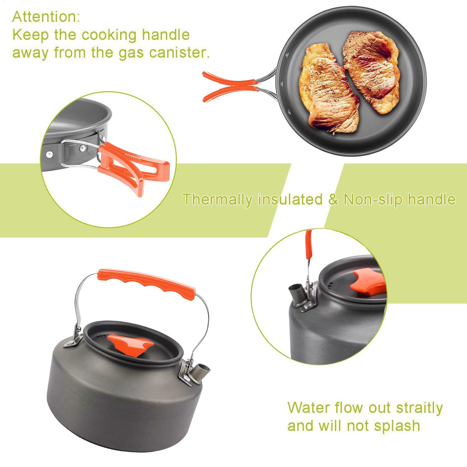 الظهر مجموعة الطبخ المقالي الت - مراجعة Camping Cooking Cup وسعره
