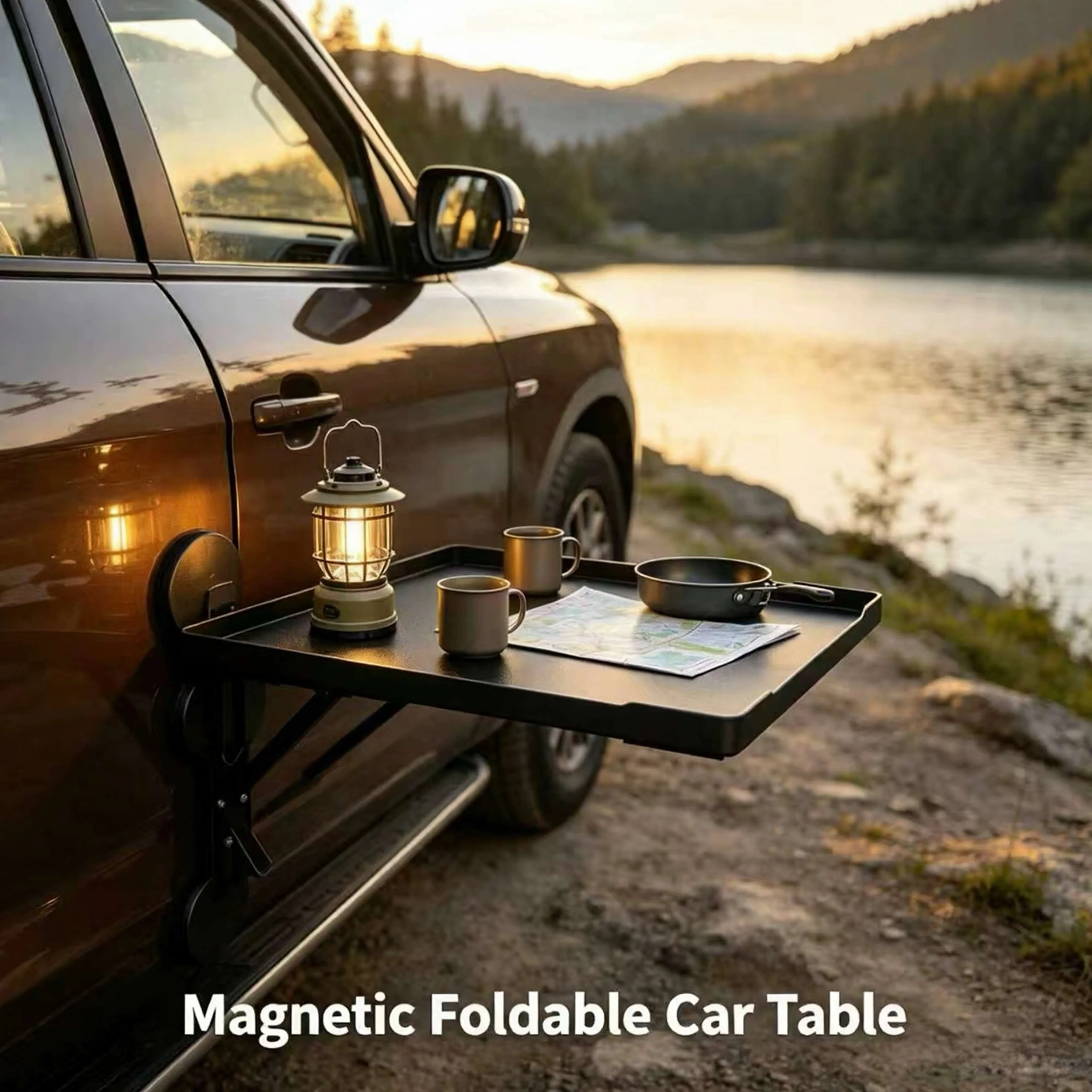 طاولة جانبية محمولة قابلة للطي - مراجعة Camping Cooking Table Foldable وسعره