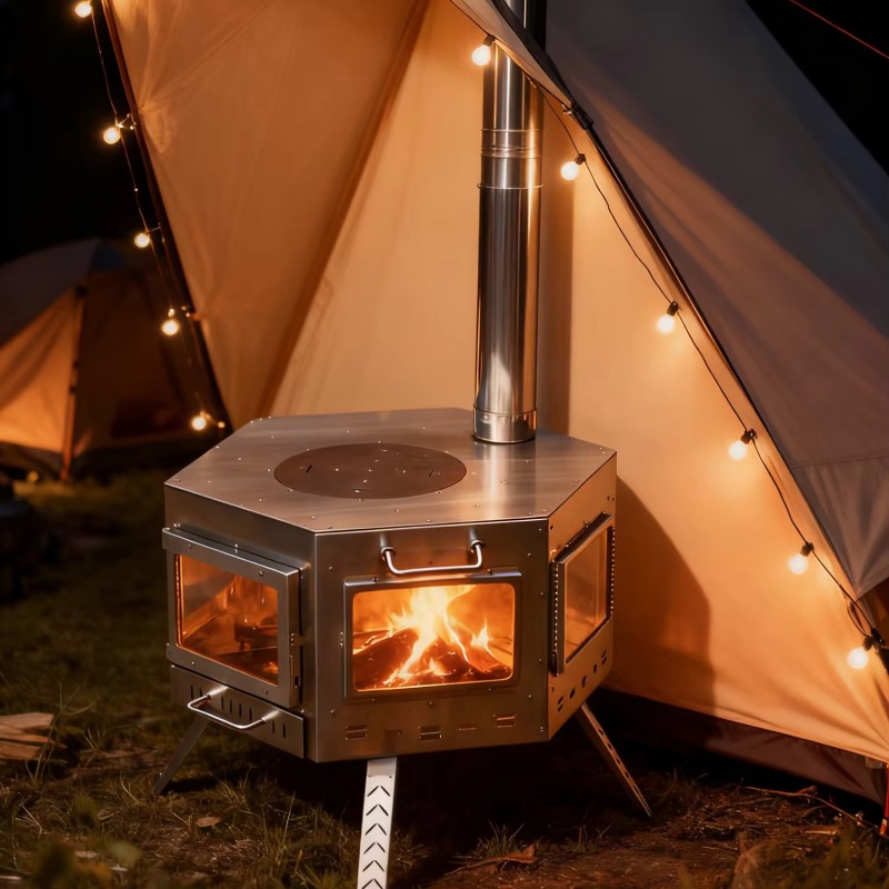 【الأكثر رواجًا】موقد تخييم خشبي - مراجعة Camping Cooking Tent وسعره