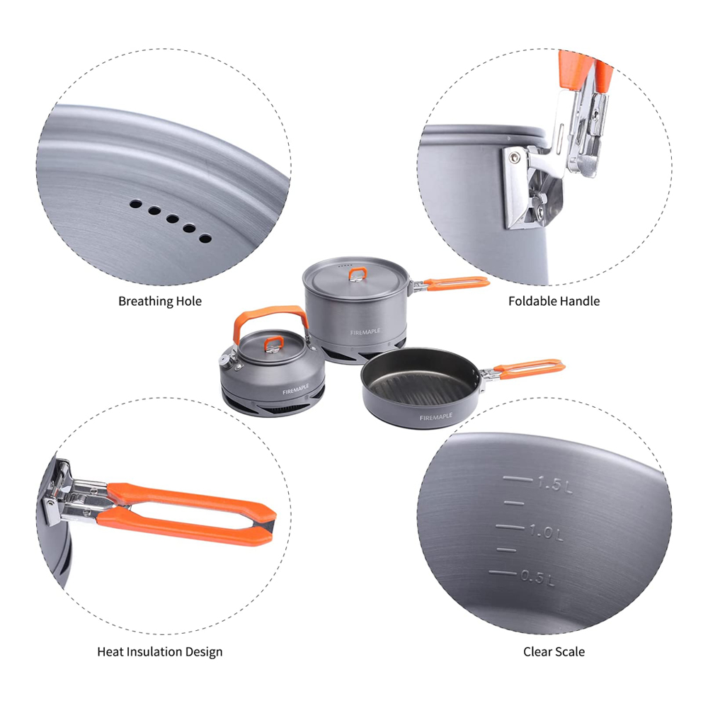النار القيقب التخييم تجهيزات ا - مراجعة Camping Cooking Cup وسعره