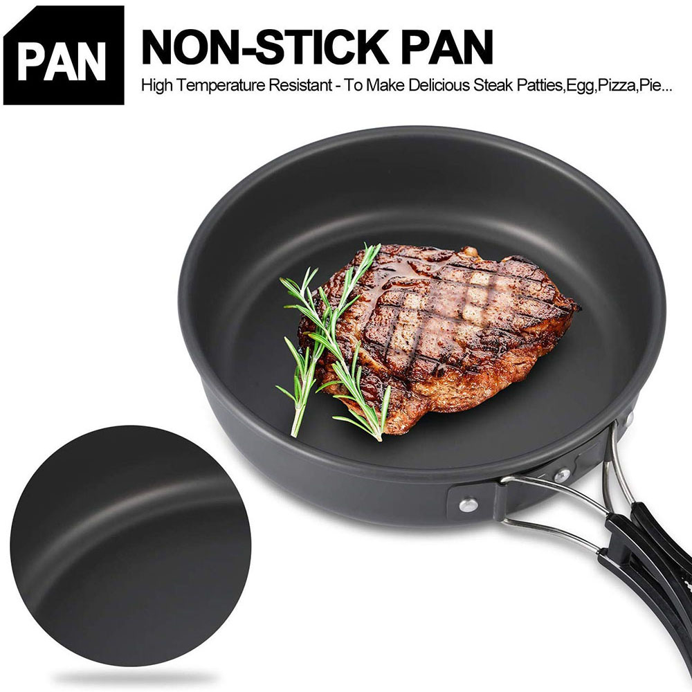 مجموعة أدوات الطهي للتخييم الخ - مراجعة Camping Cooking Pot Set وسعره