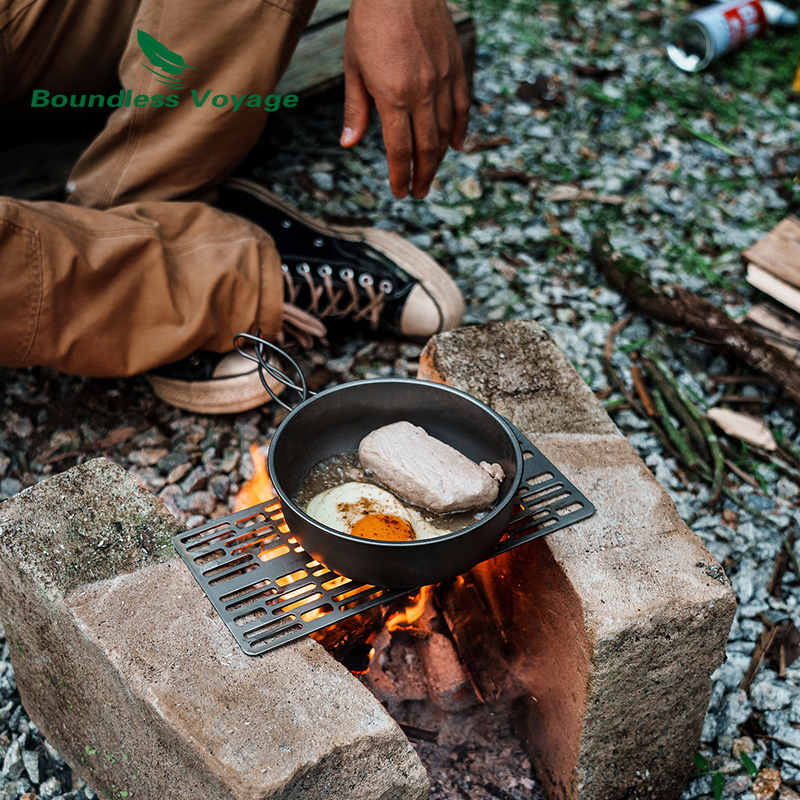 طبق شواء شواء من التيتانيوم ،  - مراجعة Camping Cooking Hob وسعره