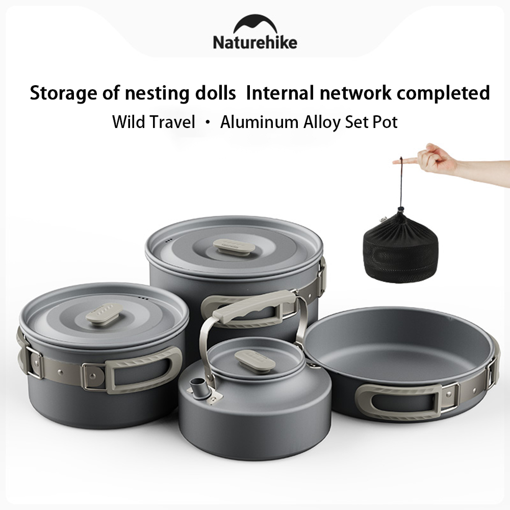 مجموعة أواني خارجية من Natureh - مراجعة Camping Cooking Pot Set وسعره