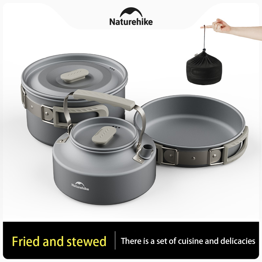 مجموعة أواني خارجية من Natureh - مراجعة Camping Cooking Pot Set وسعره