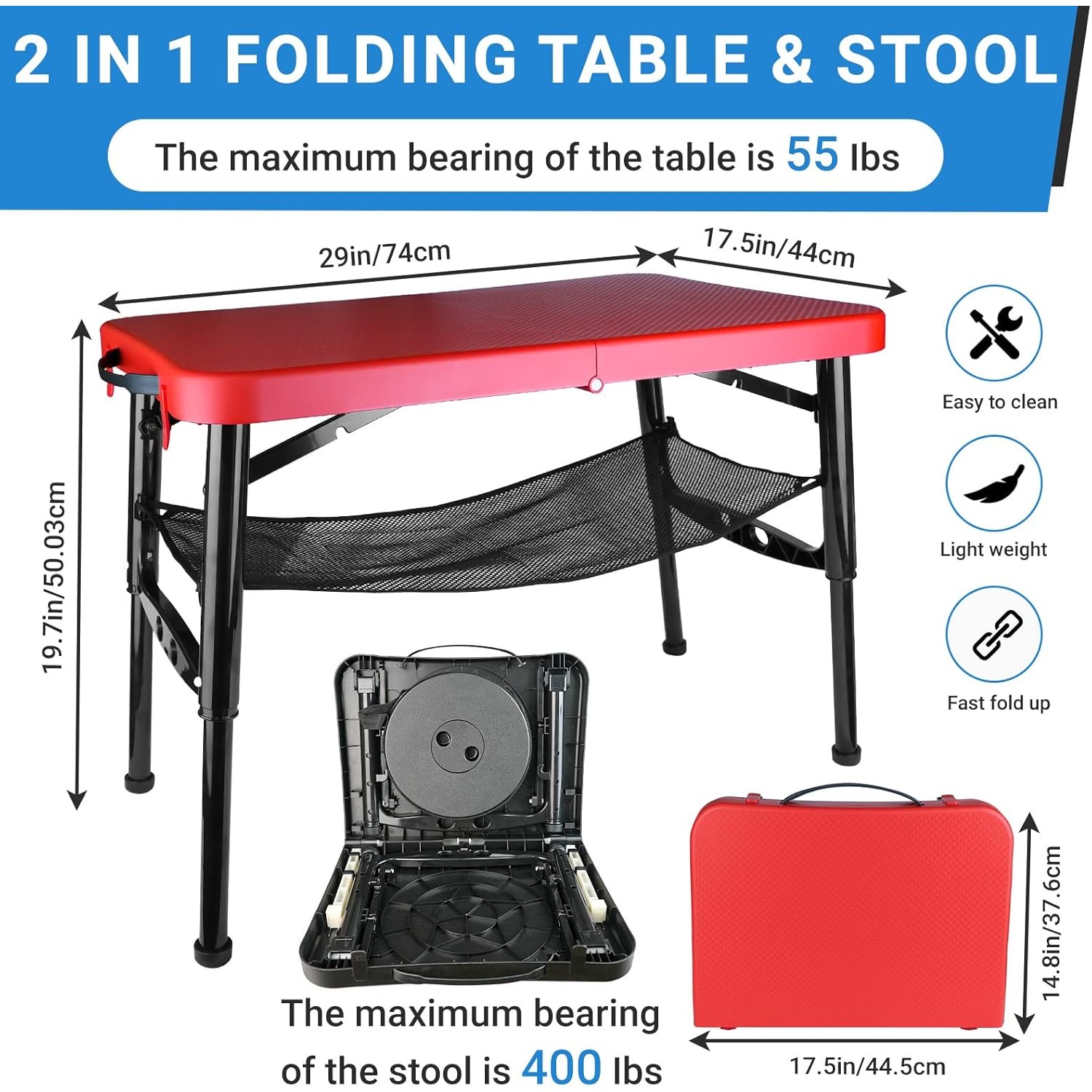قابل للسحب طاولة قابلة للطي وم - مراجعة Camping Cooking Table Foldable وسعره