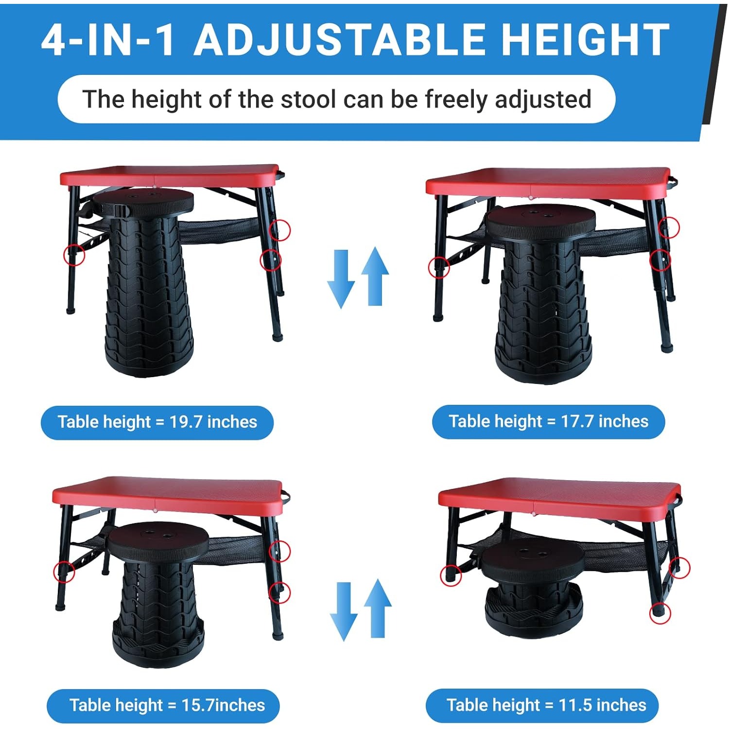 قابل للسحب طاولة قابلة للطي وم - مراجعة Camping Cooking Table Foldable وسعره