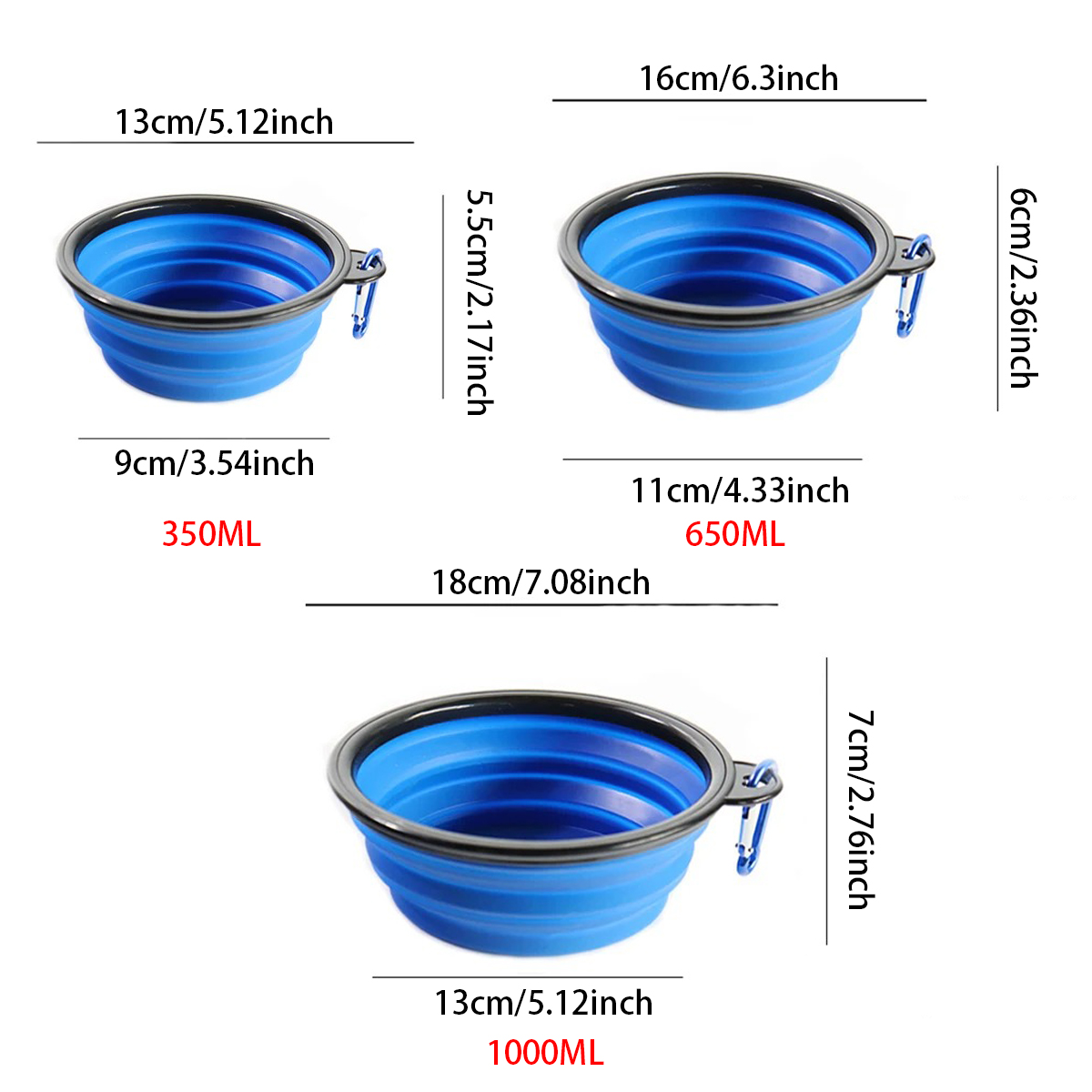 للطي الحيوانات الأليفة سيليكون - مراجعة Camping Cooking Dishes وسعره