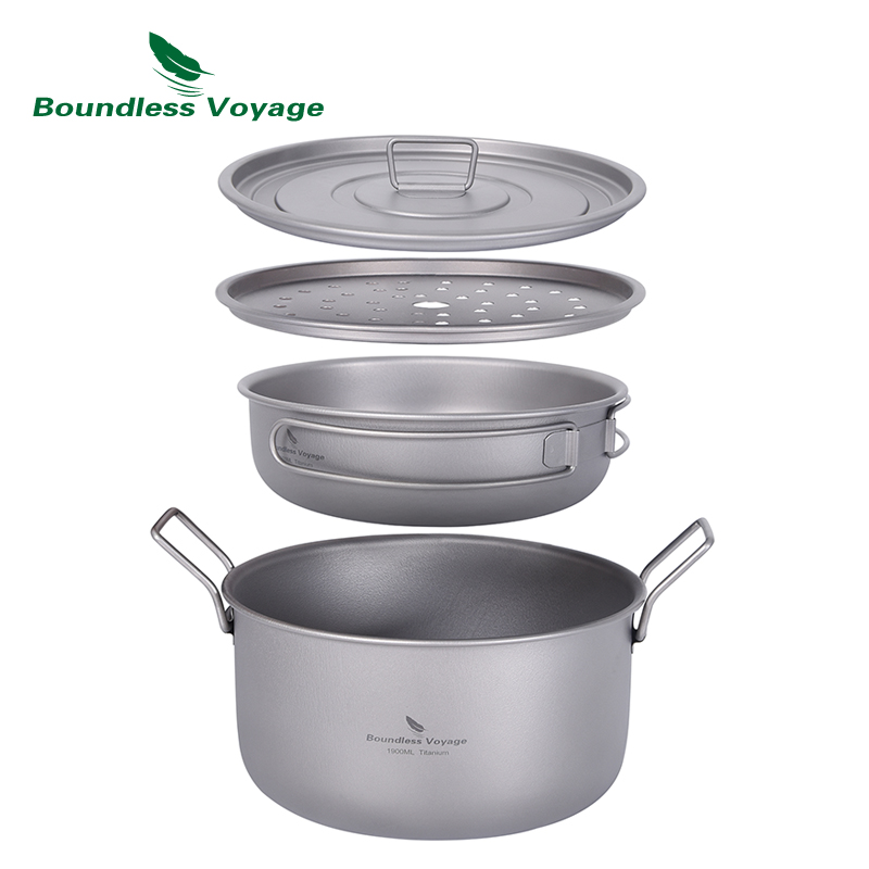رحلة لا حدود لها-وعاء طهي متعد - مراجعة Camping Cooking Pot Set وسعره