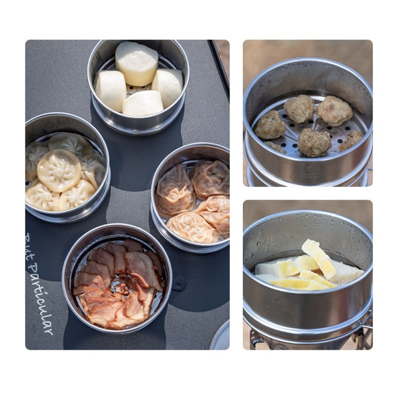 CAMPINGMOON Portatle التخييم ف - مراجعة Camping Cooking Dishes وسعره